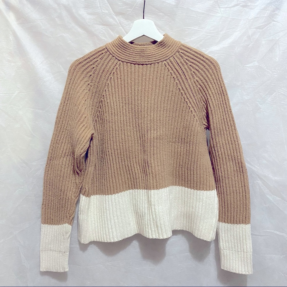 BR Chunky Color-Block Sweater NWT Size S